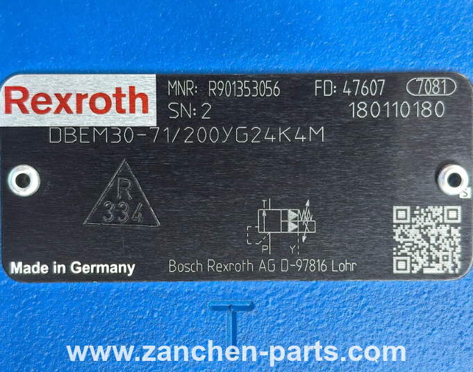 Rexroth R901353056 Proportional Pressure Relief Valve DBEM30-71/200YG24K4M
